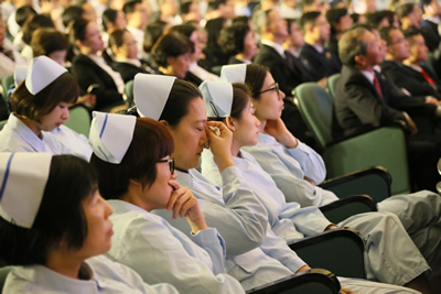 我院舉辦慕容慎行同志先進事跡報告會