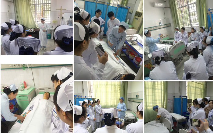 我院開展2018屆護(hù)理實(shí)習(xí)生操作技能培訓(xùn) 