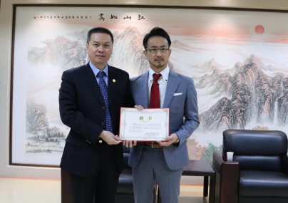 我院聘請日本埼玉醫科大學野中康一教授為特聘教授