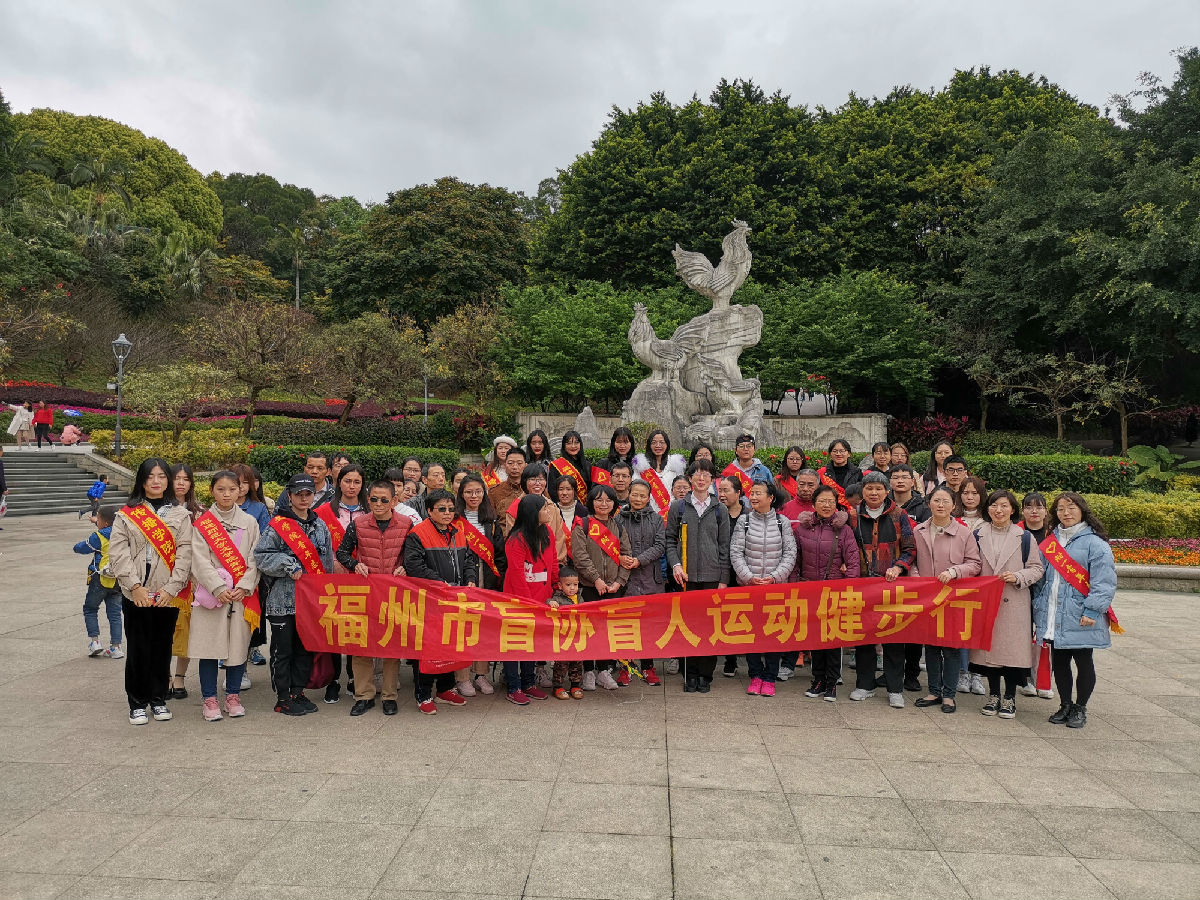 健步行，話“兩會” ——院團委積極開展關愛盲人志愿服務活動