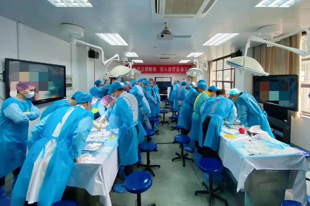 創傷骨科、足踝外科主辦福建省首屆足踝應用解剖學習班