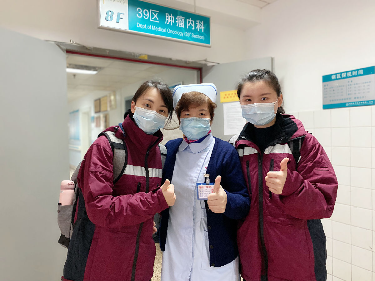 防疫攻堅顯初心 巾幗有愛勇擔當 —— 腫瘤內科39區送身邊的英雄出征