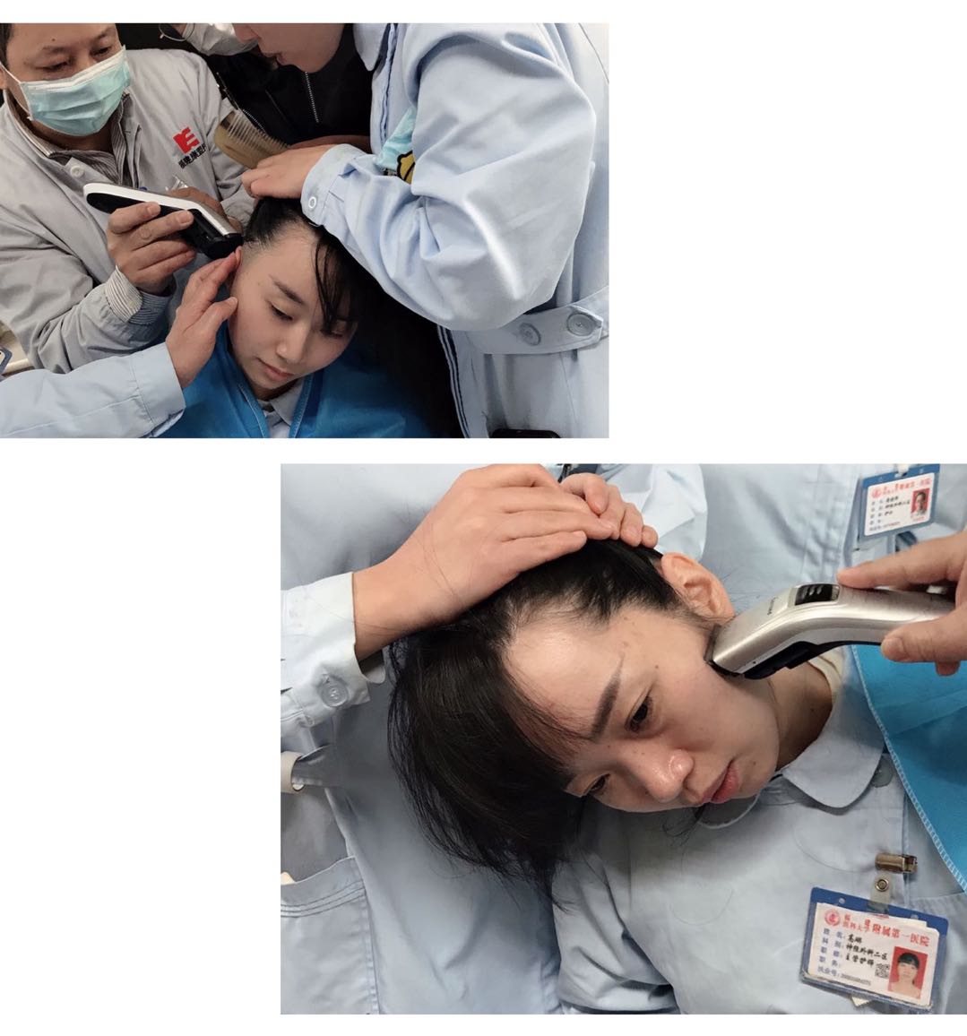 這一次，護士長流下了眼淚