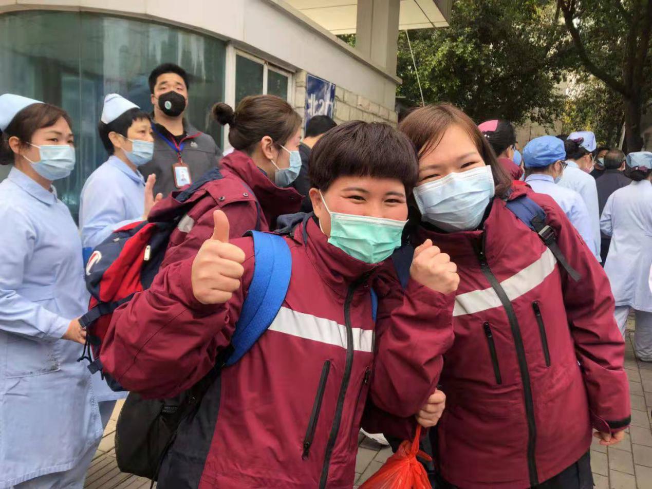 附一肝病中心最美天使馳援湖北宜昌