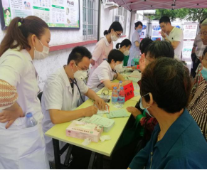 我院多個支部聯合開展衛生院義診活動