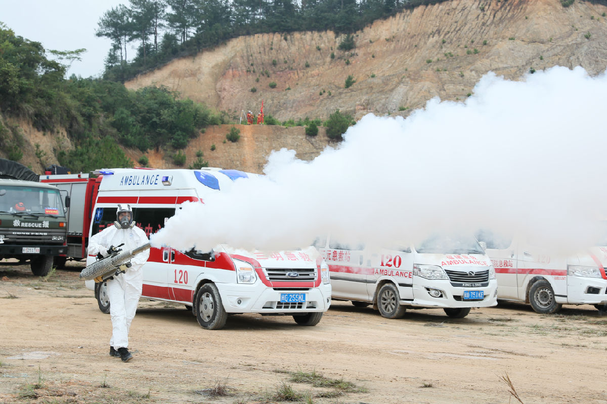 我院圓滿完成福建省“健康使命-2020”泥石流災害事件衛生應急救援綜合演練任務