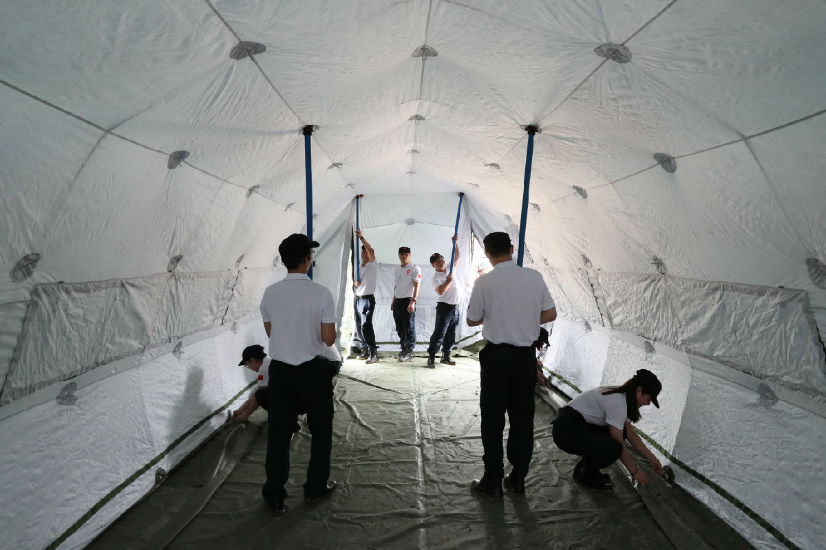 我院圓滿完成福建省“健康使命-2020”泥石流災害事件衛生應急救援綜合演練任務