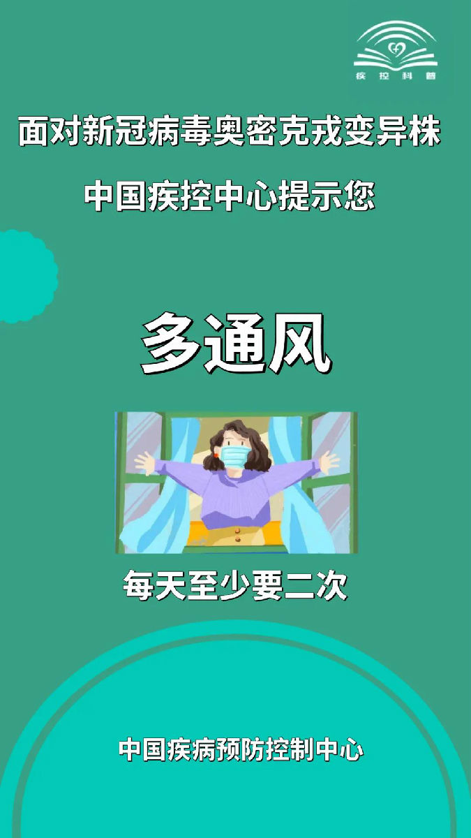面對新冠病毒奧密克戎變異株，莫大意！